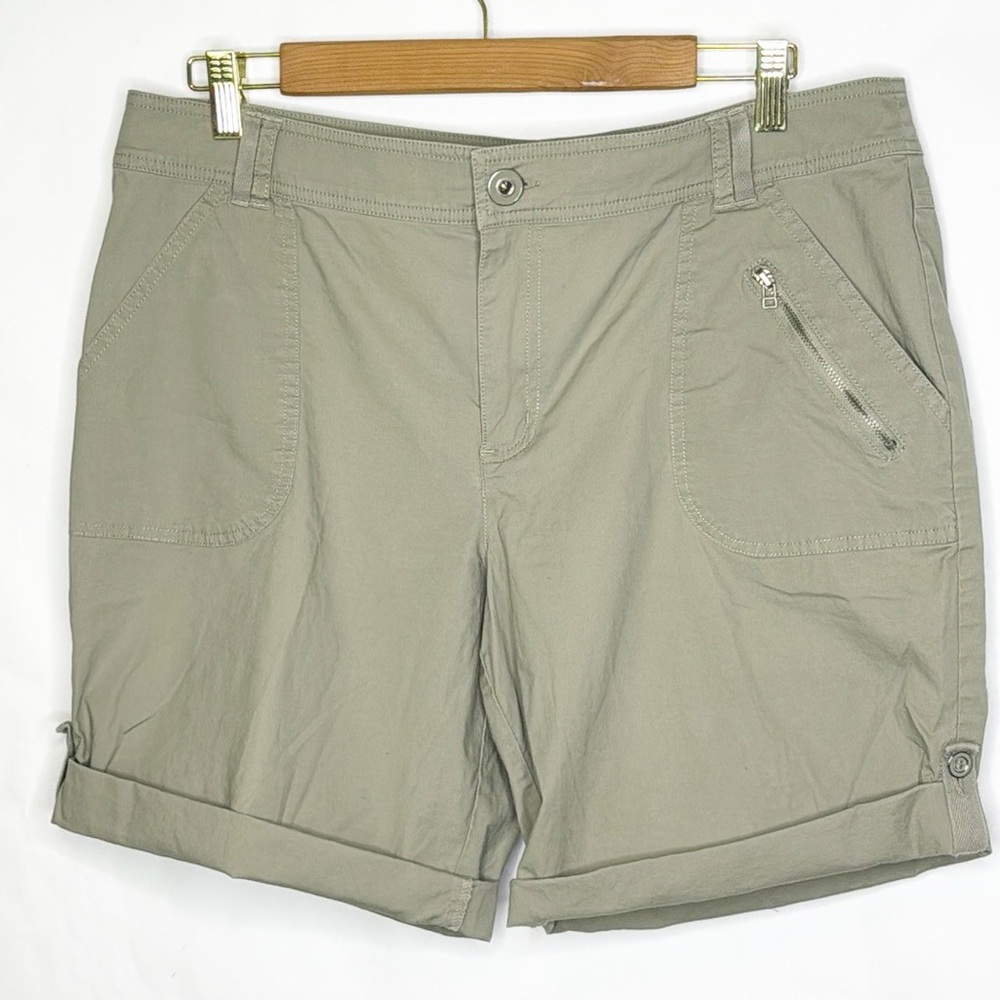 Tribal Khaki Green Shorts (12)